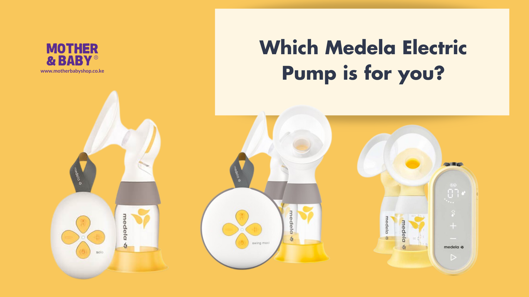 Which Medela Electric pump should I buy?