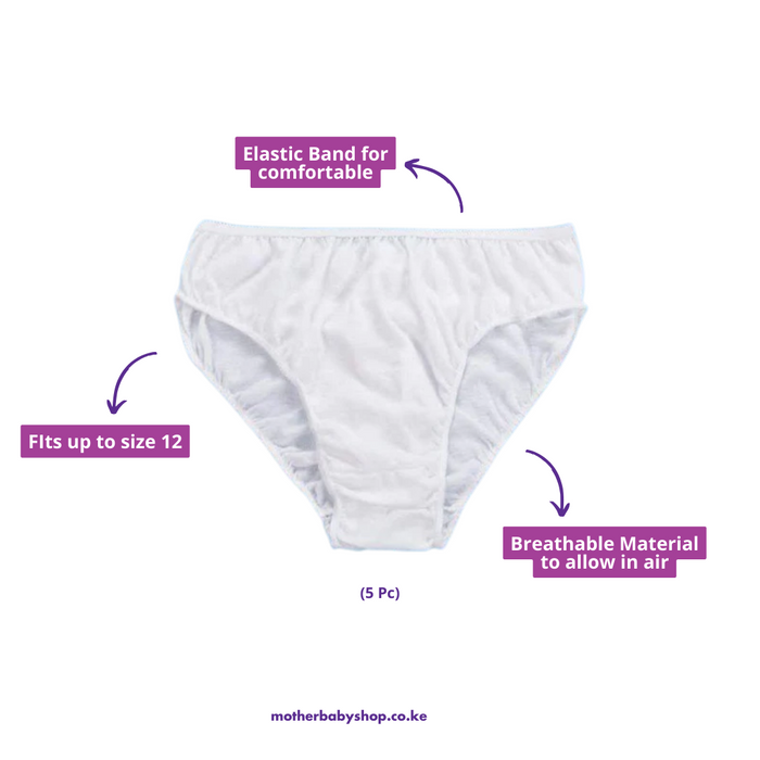 Post Partum Disposable Panties - 5 Pack | www.motherbabyshop.co.ke