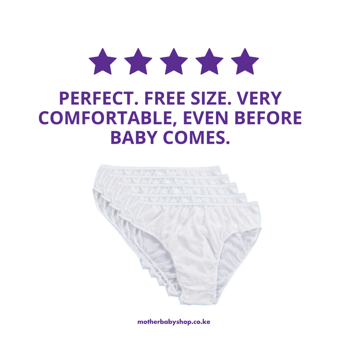 ✓Disposable maternity briefs 6 pcs individually wrapped Knickers