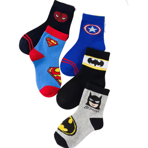 Superhero Kids Socks (5) | www.motherbabyshop.co.ke