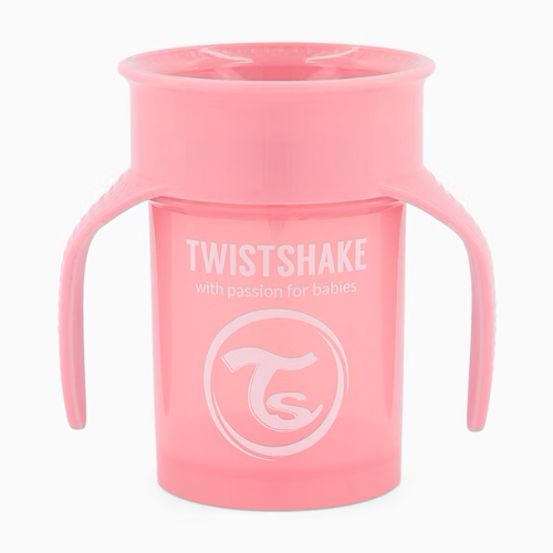 Twistshake 360 Cup 6M+ Pastel Pink