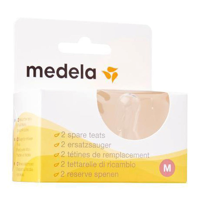 Medela Spare Teat M (2 Pack)