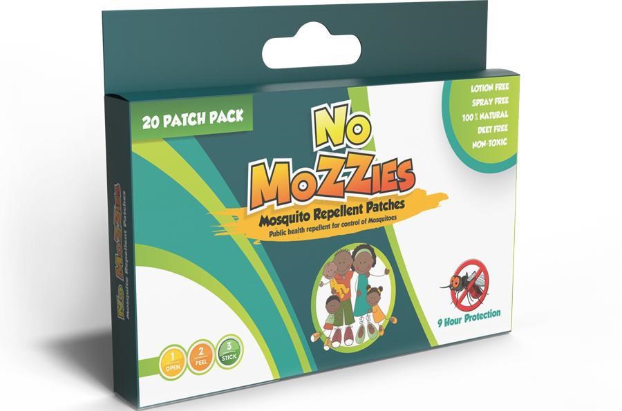 No Mozzies 100% Natural Mosquito Repellent Patches